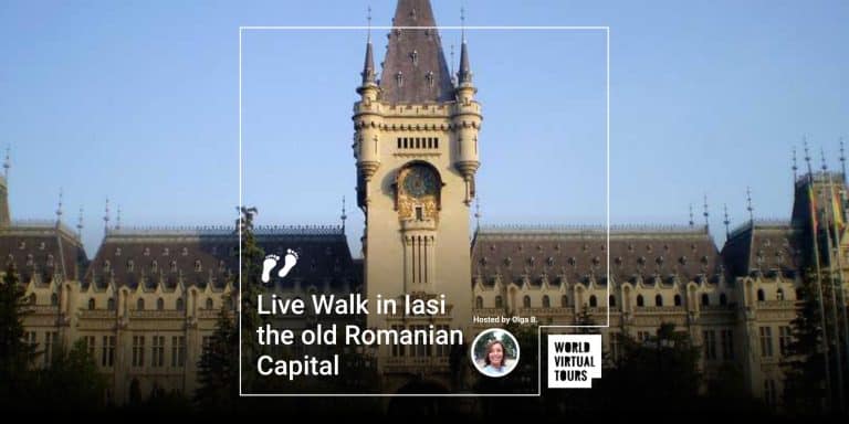 Live Walk in Iasi the old Romanian Capital