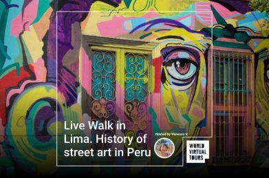 Live Walk in Lima. History of street art in Peru