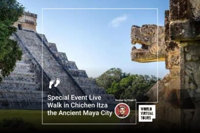 Special Event Live Walk in Chichen Itza the Ancient Maya City