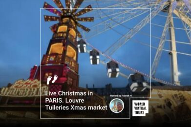Live Christmas in PARIS. Louvre Tuileries Xmas market