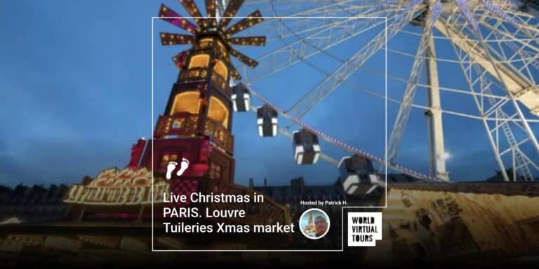 Live Christmas in PARIS. Louvre Tuileries Xmas market