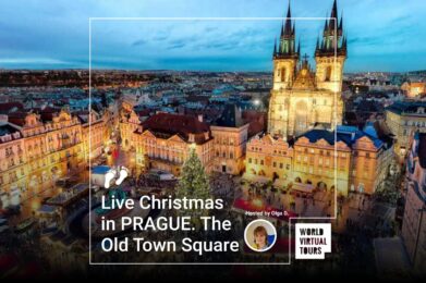 Live Christmas in PRAGUE. The Old Town Square