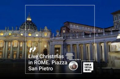 Live Christmas in ROME. Piazza San Pietro