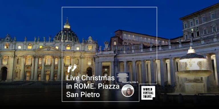 Live Christmas in ROME. Piazza San Pietro