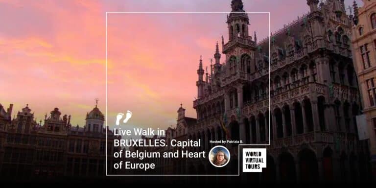 Live Walk in BRUXELLES. Capital of Belgium and Heart of Europe