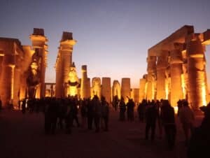 Ancient Egypt - The Journey. 2025 - 2026 8 Luxor temple by night luxor