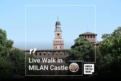 Live Walk in MILAN Castle