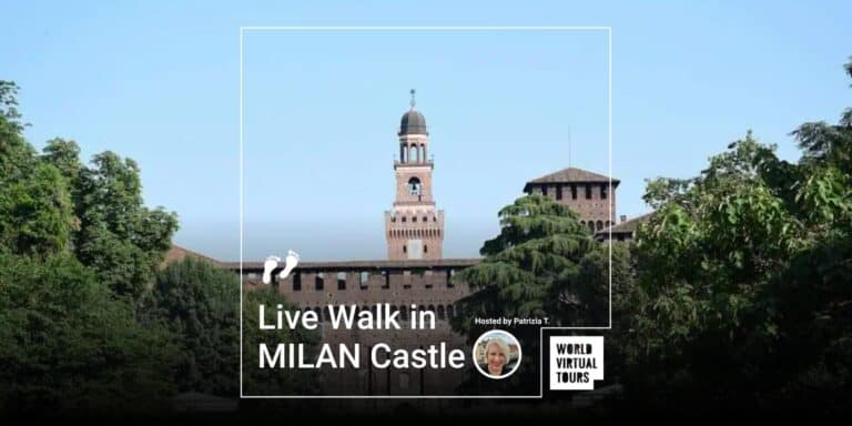 Live Walk in MILAN Castle