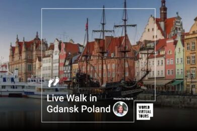 Live Walk in Gdansk Poland