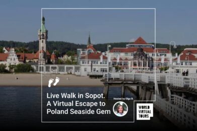 Live Walk in Sopot. A Virtual Escape to Poland Seaside Gem