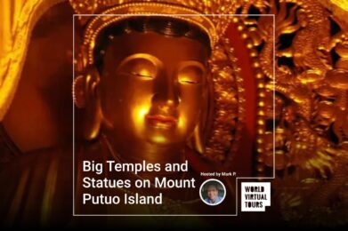 Big Temples and Statues on Mount Putuo Island