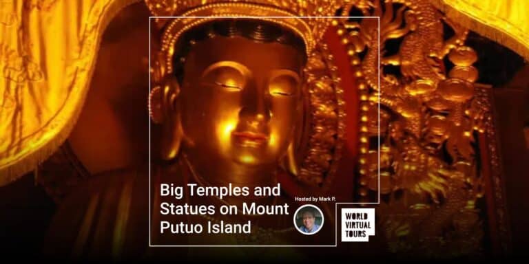 Big Temples and Statues on Mount Putuo Island