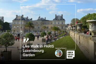 Live Walk in PARIS Luxembourg Garden