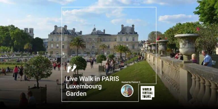 Live Walk in PARIS Luxembourg Garden