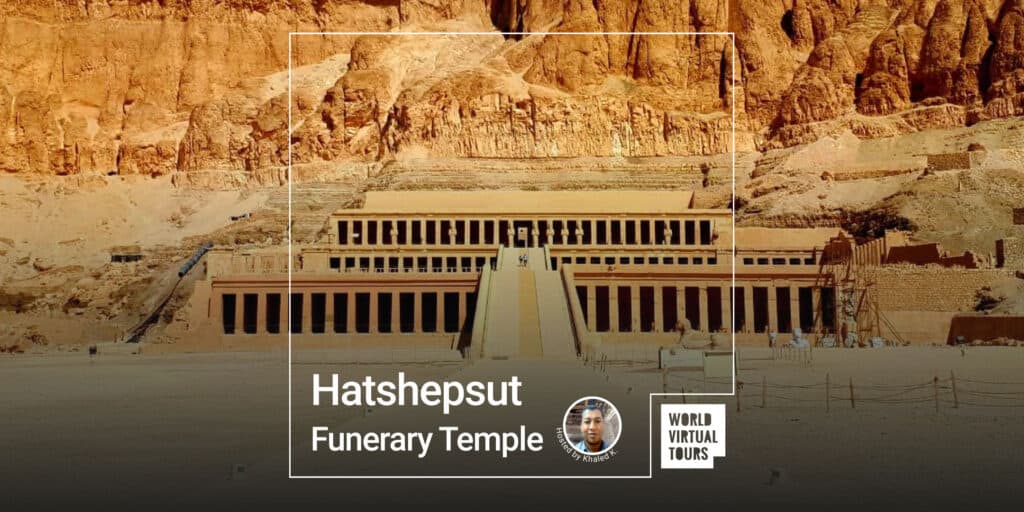 The funerary temple of hatshepsut. Ancient egypt virtual tour - led by khaled | virtual tour on demand