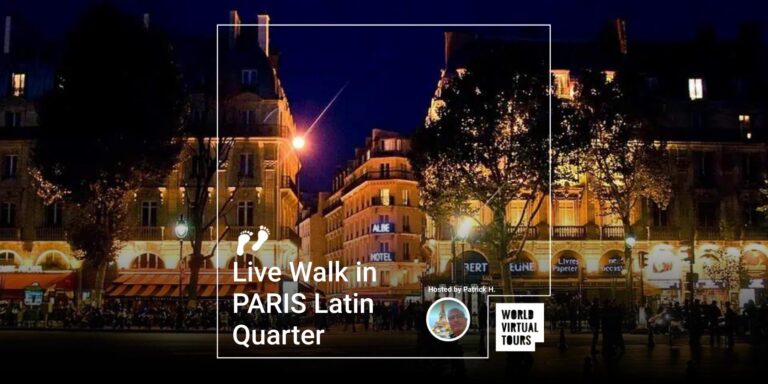 Live Walk in PARIS Latin Quarter