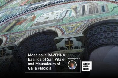 Mosaics in RAVENNA. Basilica of San Vitale and Mausoleum of Galla Placidia