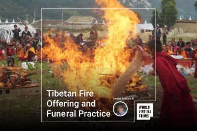 Tibetan Fire Offering and Funeral Practice