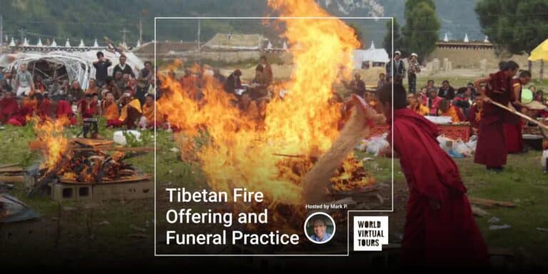Tibetan Fire Offering and Funeral Practice