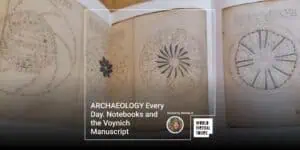 Archaeology every day. Notebooks and the voynich manuscript