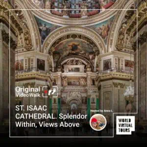 St. Isaac cathedral. Splendor within, views above