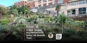 A walk around bournemouth. Iconic uk seaside town