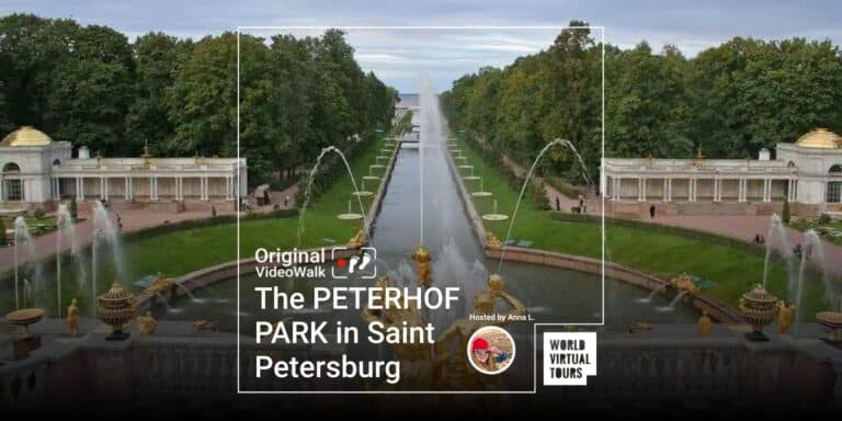 The PETERHOF PARK in Saint Petersburg