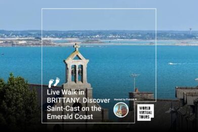 Live Walk in BRITTANY. Discover Saint-Cast on the Emerald Coast