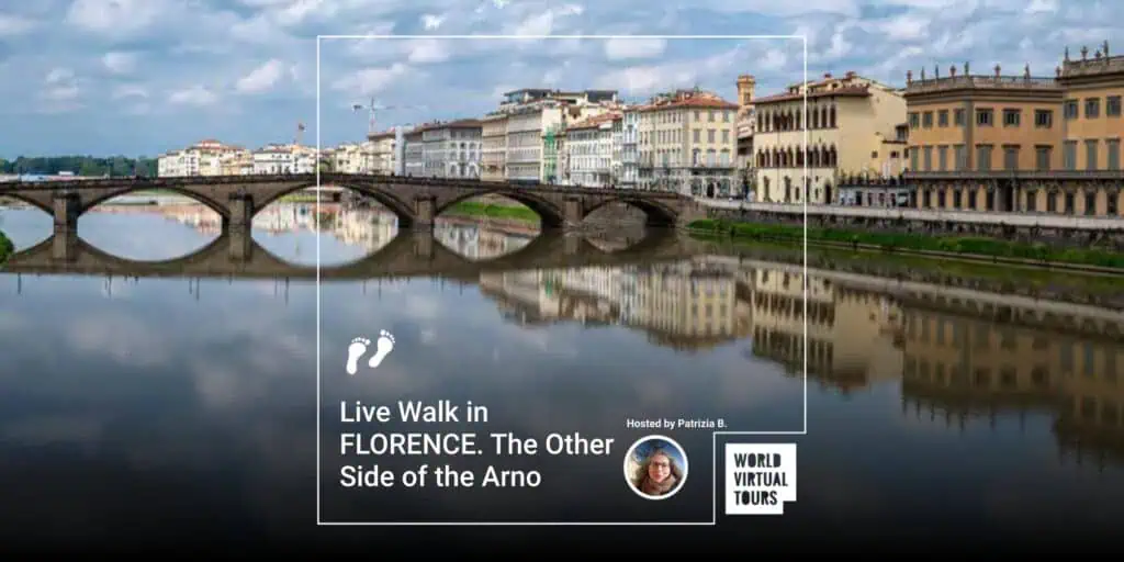 Live walk in florence. The other side of the arno