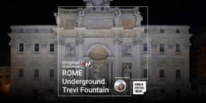 Rome underground. Trevi fountain