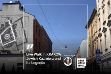 Live Walk in KRAKOW: Jewish Kazmierz and Its Legends