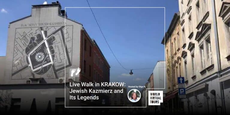 Live Walk in KRAKOW: Jewish Kazmierz and Its Legends