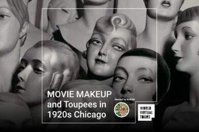 MOVIE MAKEUP and Toupees in 1920s Chicago