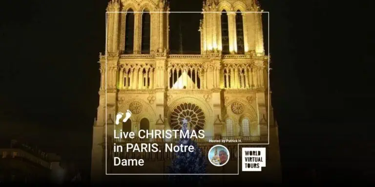 Live CHRISTMAS in PARIS. Notre Dame