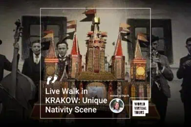 Live Walk in KRAKOW: Unique Nativity Scene