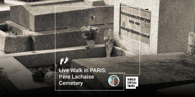 Live Walk in PARIS: Père Lachaise Cemetery