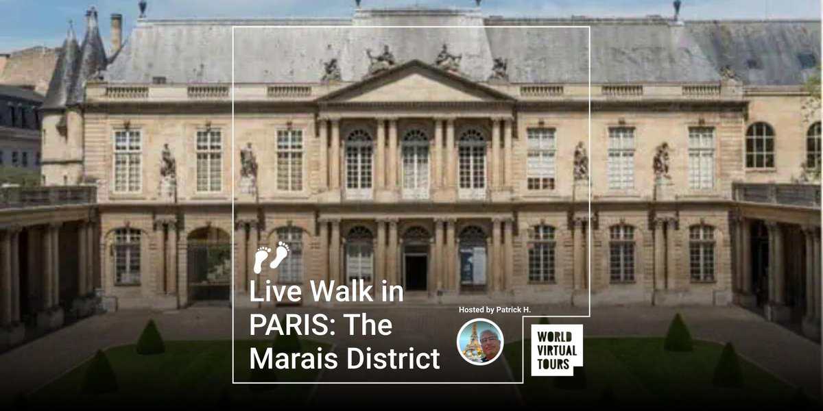Live Walk in PARIS: The Marais District - World Virtual Tours