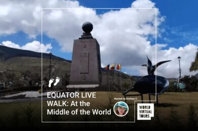 EQUATOR LIVE WALK: At the Middle of the World