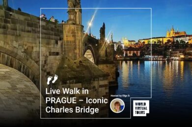 Live Walk in PRAGUE – Iconic Charles Bridge