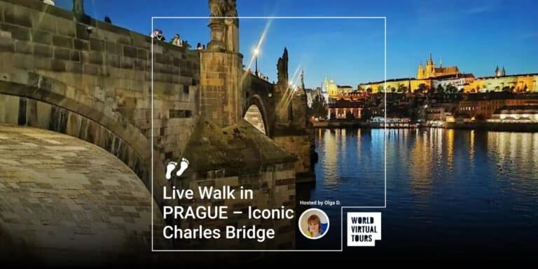 Live Walk in PRAGUE – Iconic Charles Bridge