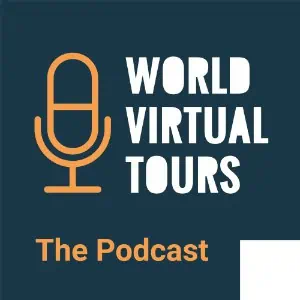 World virtual tours podcast logo – history, art and archaeology audio series