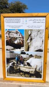 Amenhotep iii’s funerary temple restoration project 2025