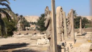 The colossi of memnon amenhotep iii’s funerary temple 2