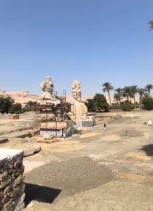 The colossi of memnon amenhotep iii’s funerary temple 3