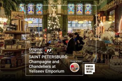 SAINT PETERSBURG: Champagne and Chandeliers at Yeliseev Emporium