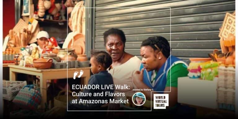 ECUADOR LIVE Walk: Culture and Flavors at Amazonas Market