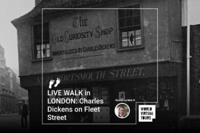 LIVE WALK in LONDON: Charles Dickens on Fleet Street