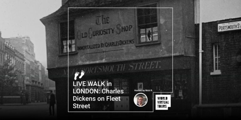 LIVE WALK in LONDON: Charles Dickens on Fleet Street