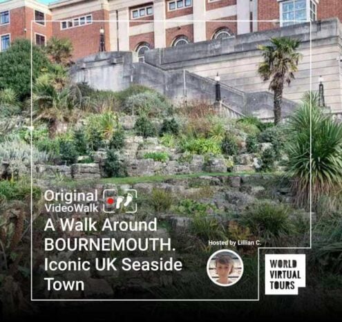 A walk around bournemouth. Iconic uk seaside town