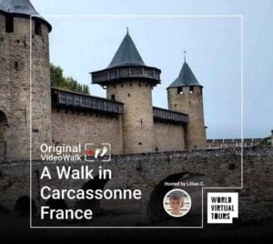 A walk in carcassonne france